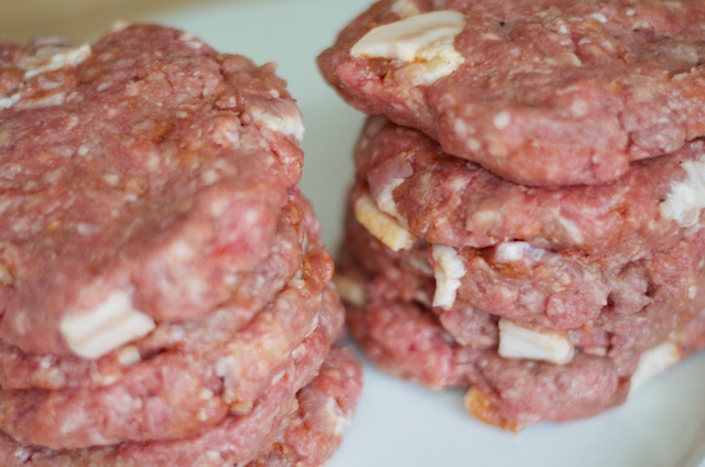 bacon burger patties