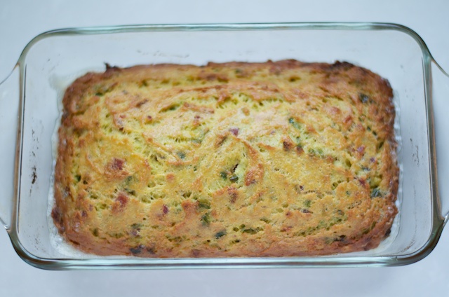 bacon jalapeno bread in pan