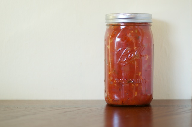 canned tomato basil sauce