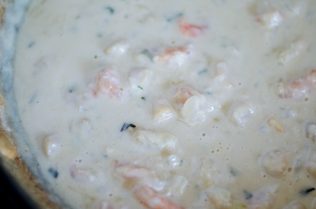 seafood alfredo