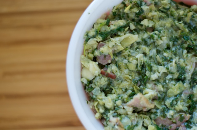 spinach bacon artichoke dip paleo gluten free