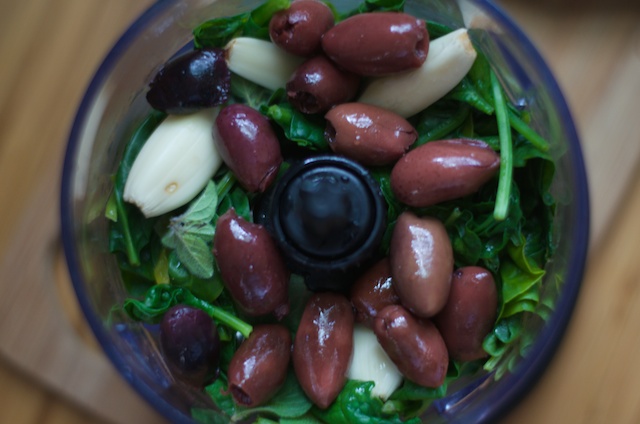 ingredients in food processor