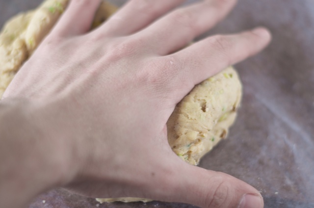kneading the dough