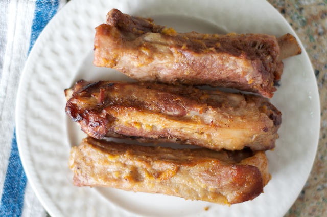 final ribs ready for eating