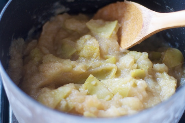 almost finished apple sauce