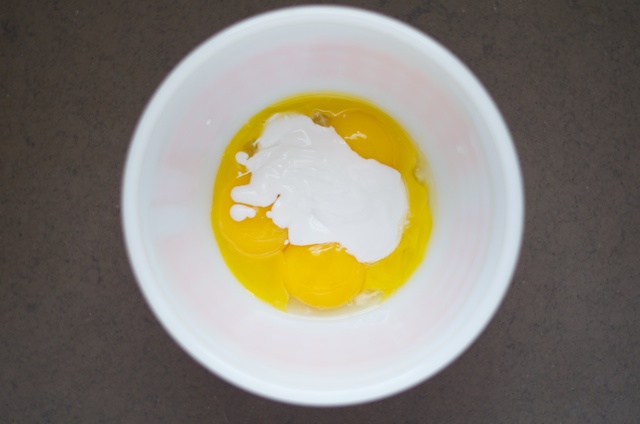 egg yolk, coconut milk, ghee