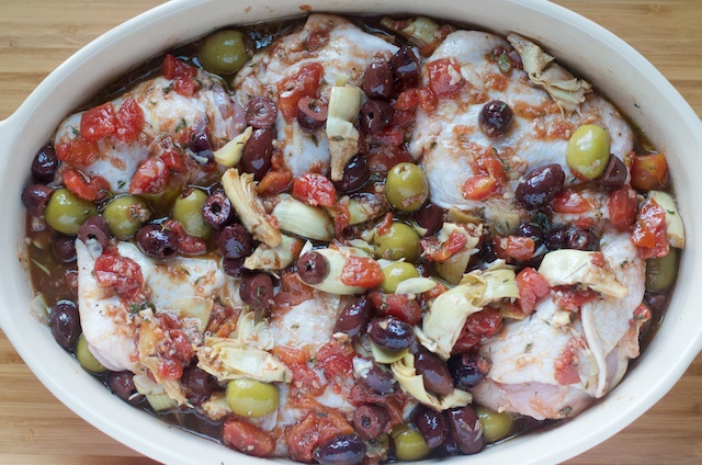 marinading greek chicken