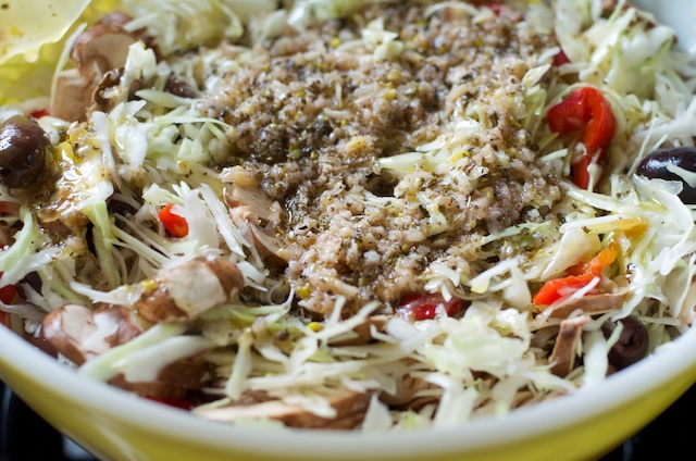 Mediterranean Coleslaw Recipe (Vegetarian, Paleo, Primal)