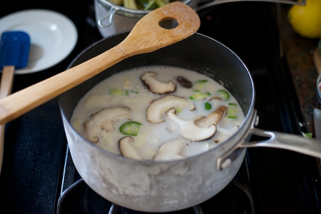 Tom Kha Gai Thai Coconut Soup Recipe