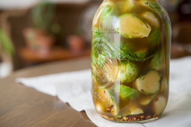 Spicy Pickled Brussels Sprouts Recipe