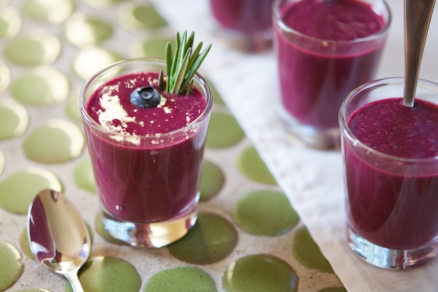 Chilled Blueberry-Rosemary Soup Recipe