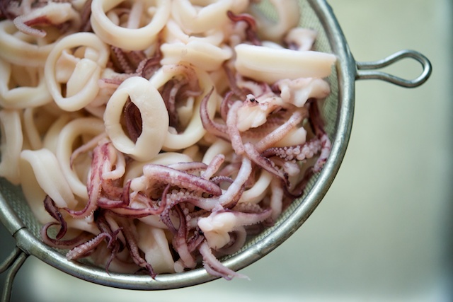 Easy Squid Salad Recipe (paleo, primal, gluten-free, dairy-free)