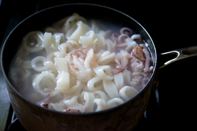 Easy Squid Salad Recipe (paleo, primal, gluten-free, dairy-free)