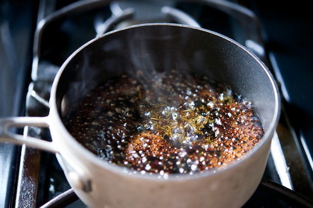 Cedar Planked Salmon with Thyme-Balsamic Glaze (paleo, primal, gluten-free)