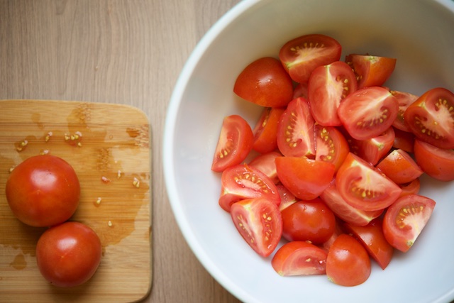 Tomato Pesto Salad Recipe (paleo, primal, gluten-free)