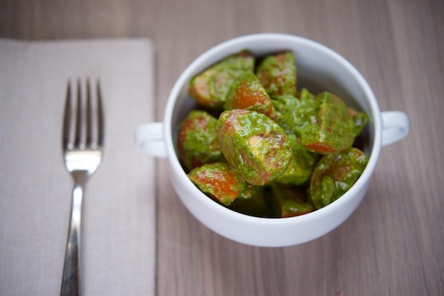 Tomato Pesto Salad Recipe (paleo, primal, gluten-free)