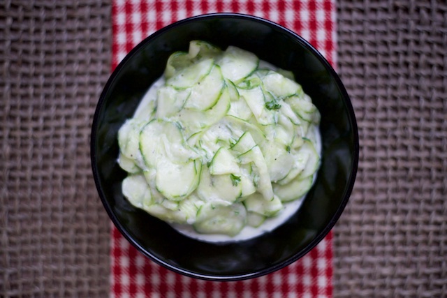 Gurkensalat (German Cucumber Salad) Recipe [paleo, primal, gluten-free]