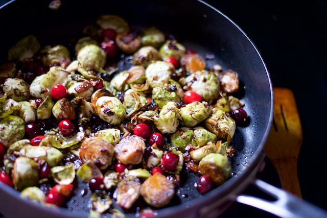 Cranberry Brussels Sprouts Recipe [paleo, primal, gluten-free]