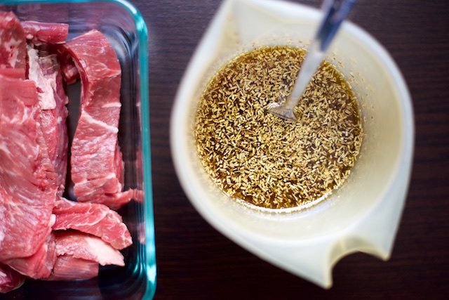 Balsamic Flank Steak Recipe [paleo, primal, gluten-free]