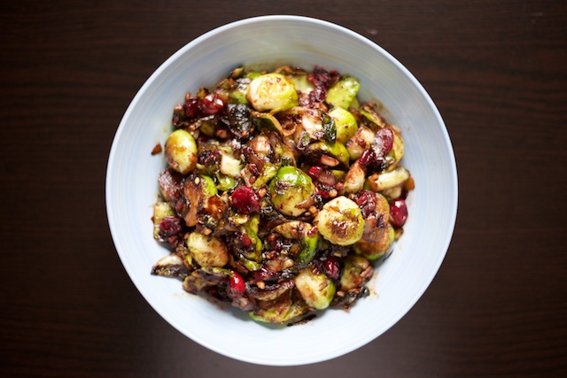 Cranberry Brussels Sprouts Recipe [paleo, primal, gluten-free]