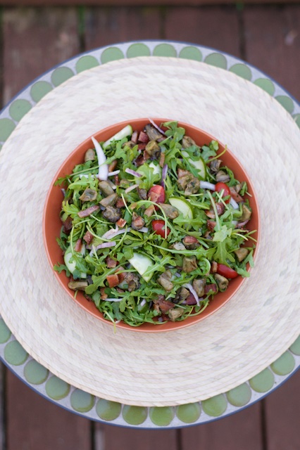 Smoked Oyster and Bacon Salad Recipe [paleo, primal, gluten-free]