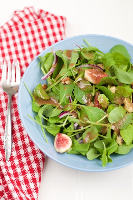 Arugula and Fresh Fig Salad Recipe [paleo, primal, gluten-free]