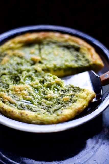 Easy Pesto Egg Bake Recipe [paleo, primal, gluten-free]