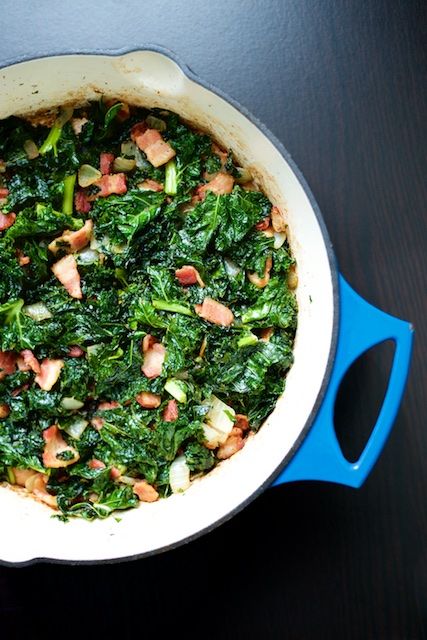Bacon, Kale & Onion Sauté Recipe [paleo, primal, gluten-free]