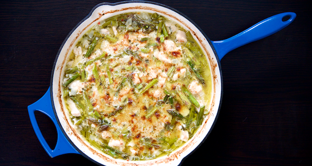 Creamy Chicken & Asparagus Bake Recipe [paleo, primal, gluten-free] (1)