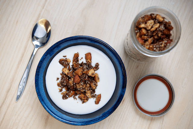 Grain-Free Granola for Breastfeeding Moms Recipe [paleo, primal, gluten-free]