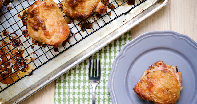 Caesar Marinated Chicken Thighs Recipe [paleo, primal, gluten-free, keto]