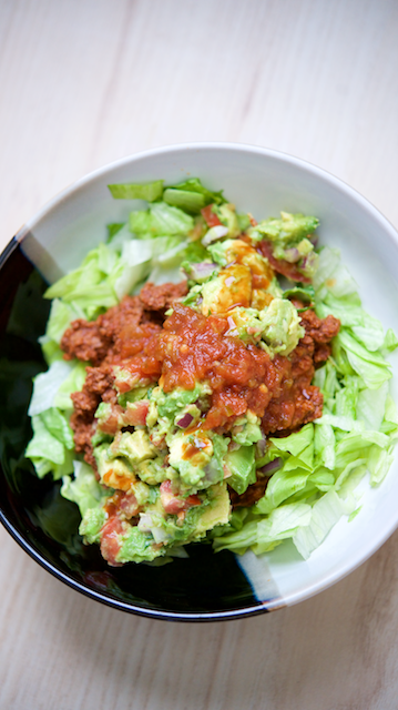 Taco Tuesday Keto Taco Bowl Recipe [paleo, primal, gluten-free, keto]