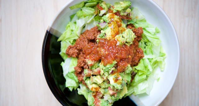 Taco Tuesday Keto Taco Bowl Recipe [paleo, primal, gluten-free, keto]